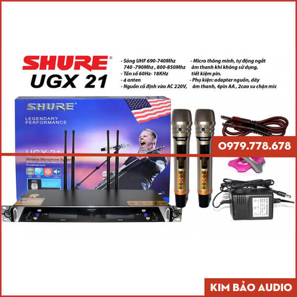 Micro Karaoke Shure UGX21