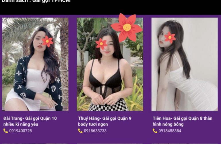 Gaigoivietnam.org - Website tìm gái gọi TPHCM có hình ảnh, số điện thoại